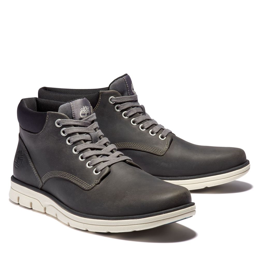 Timberland Chukka Μποτακια Ανδρικα Βαθυ Γκρι - Bradstreet Δερματινα Sneaker - Greece 5849627-FY